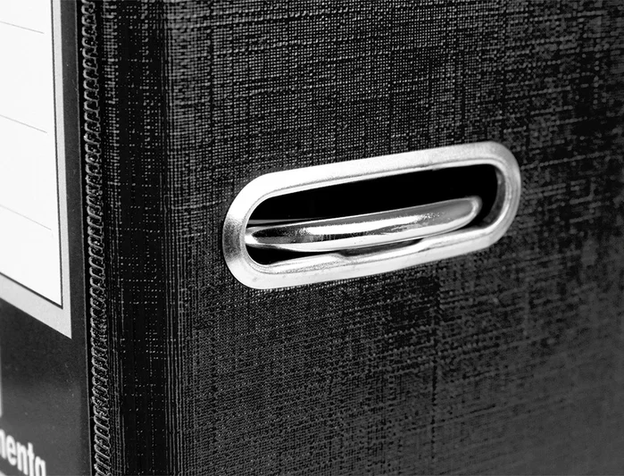 Liderpapel Módulo 2 Archivadores Folio 2 Anillas Mecanismo de Palanca 75mm Negro