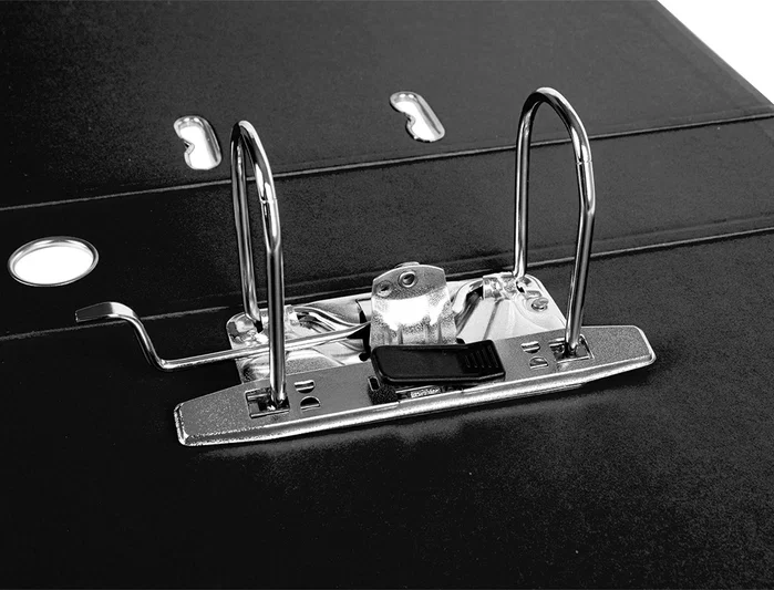 Liderpapel Módulo 2 Archivadores Folio 2 Anillas Mecanismo de Palanca 75mm Negro