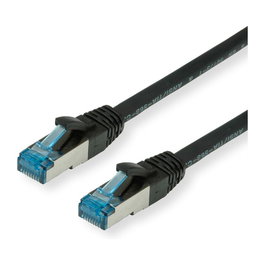 VALUE Patchkabel Cat.6A S/FTP 0,15 m Negro