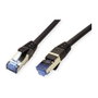 VALUE Patchkabel Cat.6A S/FTP 0,15 m Negro