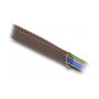 DeLOCK Manguito trenzado resistente a los roedores extensible 5 m x 12 mm marrón