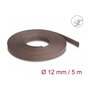 DeLOCK Manguito trenzado resistente a los roedores extensible 5 m x 12 mm marrón