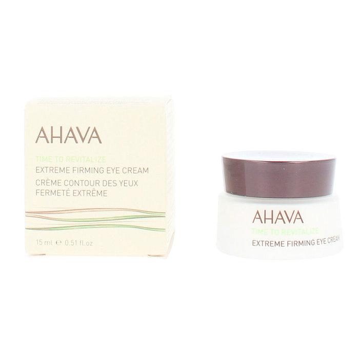 Ahava TIME TO REVITALIZE Crema Contorno de Ojos para Firmeza Extrema y Reducción de Arrugas con Extractos del Himalaya y Minerales del Mar Muerto 15 ml