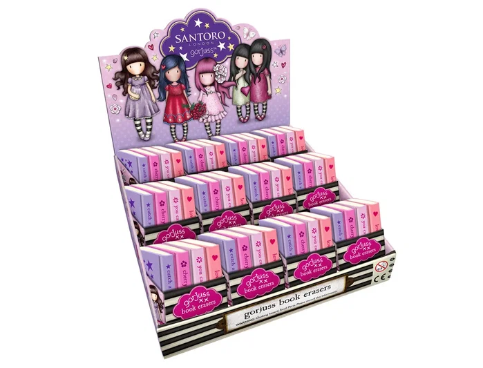 Safta Goma con forma de libro Gorjuss Sparkle & Bloom Surtido Safta Goma con forma de libro Gorjuss Sparkle & Bloom Surtido