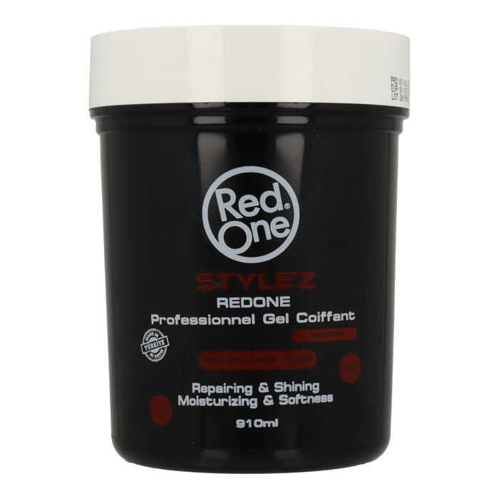 Red One Style'z Professional Gel Fijador Cabello Proteínas Vitaminas Extra Fuerte 910 ml