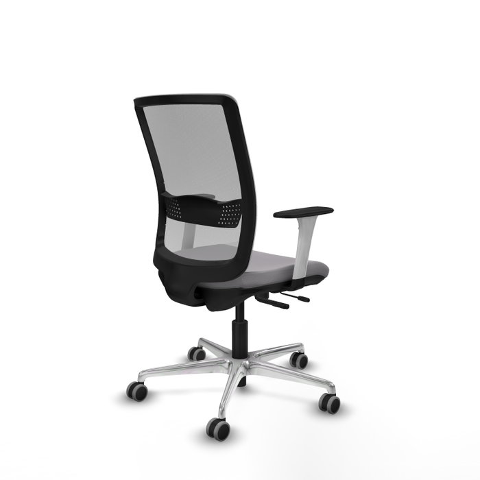 PIQUERAS Y CRESPO Silla de oficina Haches Gris con mecanismo Sincro/Traslack PIQUERAS Y CRESPO Silla de oficina Haches Gris con mecanismo Sincro/Traslack