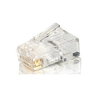 Equip Kit de 100 conectores RJ45 para cable redondo Cat5e