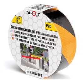Target Cinta Adhesiva Reflectante Amarilla / Negra 33M X 50Mm
