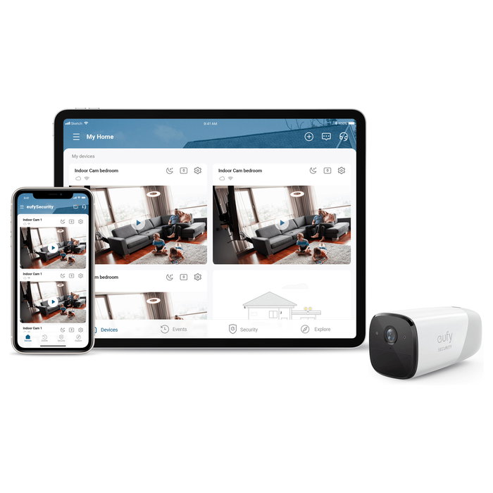 EUFY eufyCam 2 Pro Juego de 2 Cámaras IP 2K Blanco