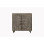 DKD Home Decor Aparador de Madera Tallado Gris