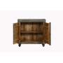 DKD Home Decor Aparador de Madera Tallado Gris