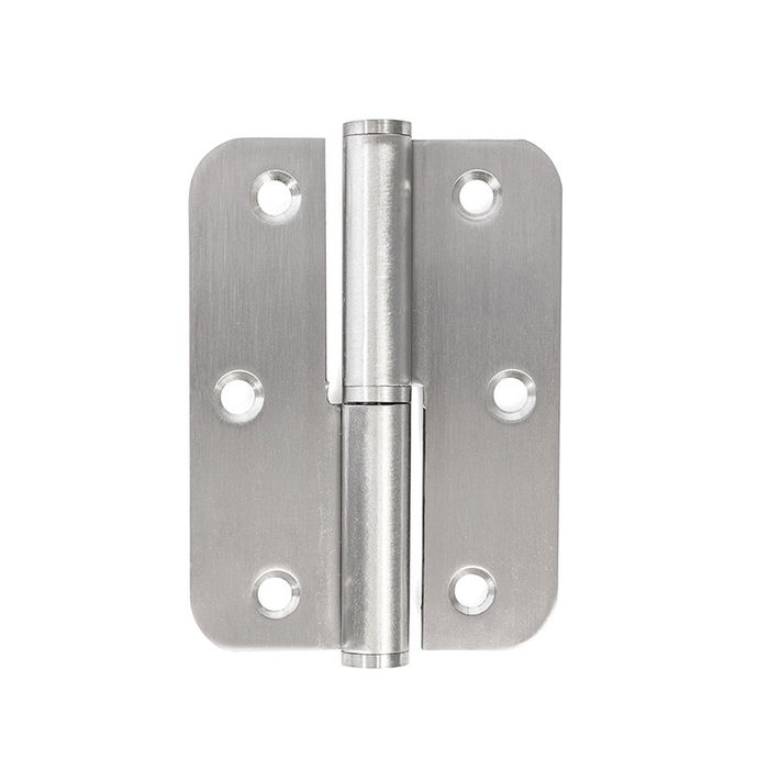 HERRAJES ALK Pernio Inoxidable C/Redondo 90-65-2,5 Derecha Inoxidable 201 HERRAJES ALK Pernio Inoxidable C/Redondo 90-65-2,5 Derecha Inoxidable 201