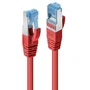 Lindy Cable de Red Cat6a S/FTP LSZH 1 m Rojo
