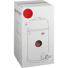 Wesco Kickmaster Soft Trash Bin Rojo