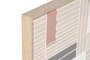 DKD Home Decor Cuadros Lienzo 3D Cuadrados Beige y Marrón (Pack de 2)