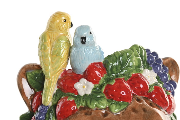 DKD Home Decor Jarrón de Cerámica Animal Marrón 16x16x38 cm