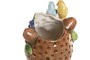 DKD Home Decor Jarrón de Cerámica Animal Marrón 16x16x38 cm