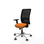 PIQUERAS Y CRESPO Silla de oficina Zulema Naranja y Negro