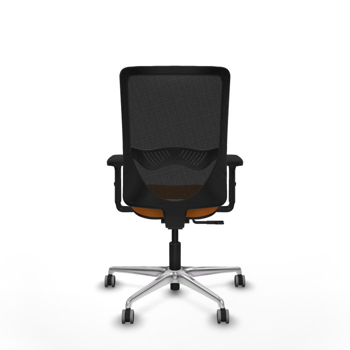 PIQUERAS Y CRESPO Silla de oficina Zulema Naranja y Negro