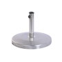 DKD Home Decor Base de Parasol de Acero Cromado 48x48x38 cm