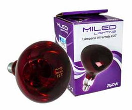 Bombilla infrarroja 250 W E27 para estufa PLI931=MI 1490