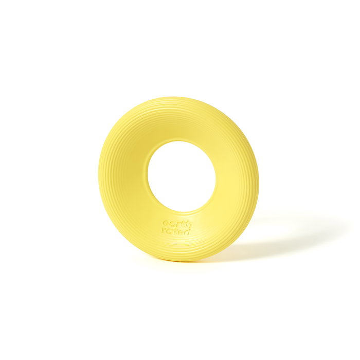 Earth Rated Juguete Volador Fly Toy S Amarillo para Perros de Plástico
