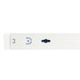 GSC Evolution Regleta industrial para 2 tubos LED T8 60cm