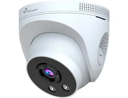 Nivian - Cámara de Vigilancia Domo 2K 3MP WiFi/Ethernet IP para Exterior/Interior, Blanca