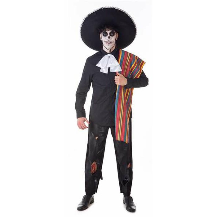 Creaciones Llopis Disfraz Adulto Mariachi T-L (Sombrero, Poncho Y Lazo Cuello) inevitable Creaciones Llopis Disfraz Adulto Mariachi T-L (Sombrero, Poncho Y Lazo Cuello) inevitable