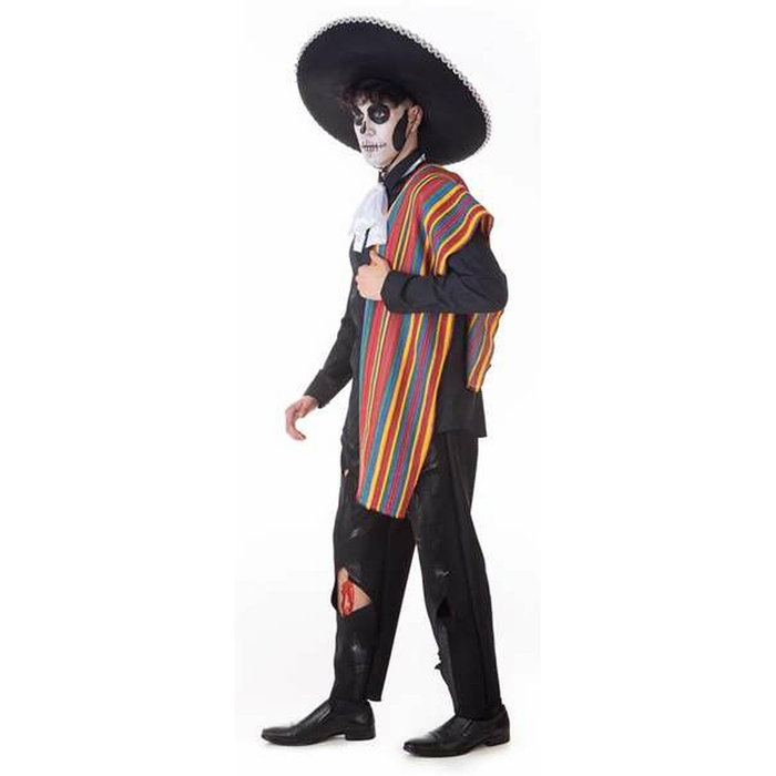 Creaciones Llopis Disfraz Adulto Mariachi T-L (Sombrero, Poncho Y Lazo Cuello) inevitable Creaciones Llopis Disfraz Adulto Mariachi T-L (Sombrero, Poncho Y Lazo Cuello) inevitable