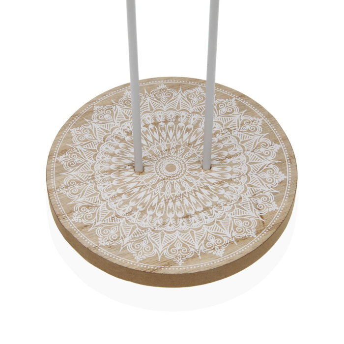 Portarrollo de Papel de Cocina Versa Mandala Metal Acero Madera MDF 13 x 31 x 13 cm