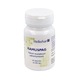 HELIOSAR Kalium Muriaticum 60Cap. Contribuye al sistema inmune y nervioso por su Vitamina B6