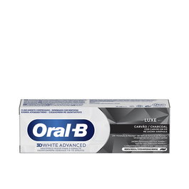 Oral-B 3D WHITE LUXE Pasta Dentífrica Carbón para Blanquear Dientes, 75 ml