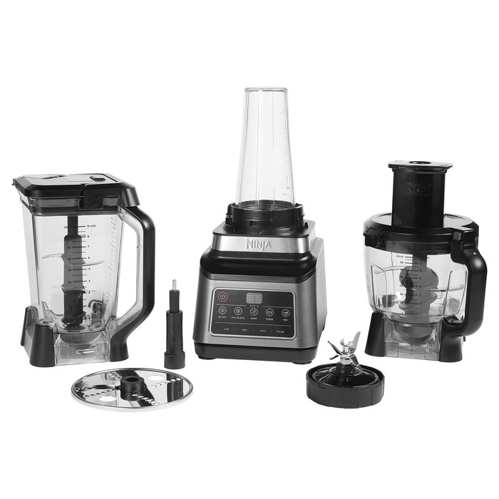 Ninja Procesador de Alimentos BN800EU 3 en 1 con Auto-iQ 1.200W y Bol 1.8L