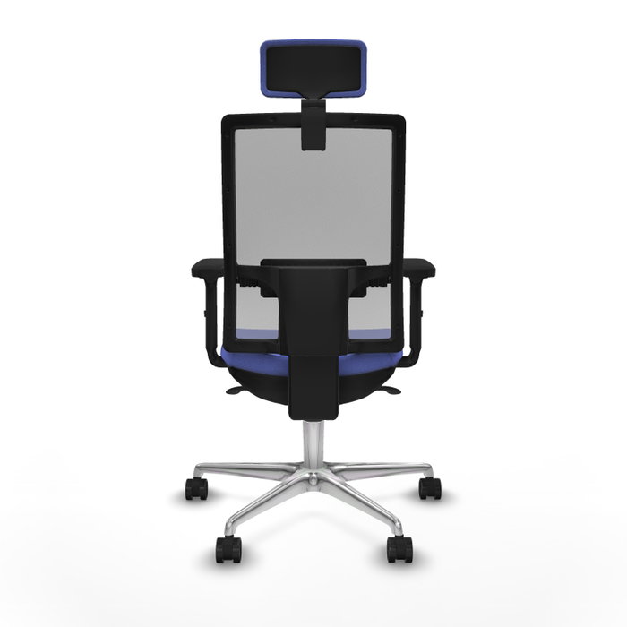 PIQUERAS Y CRESPO Silla de oficina Horna con mecanismo Sincro, Azul claro y Gris PIQUERAS Y CRESPO Silla de oficina Horna con mecanismo Sincro, Azul claro y Gris