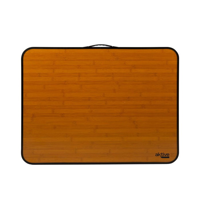 Color Baby Mesa camping plegable acero color bambú 80X60X67 cm