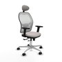 PIQUERAS Y CRESPO Silla de oficina Jorquera con mecanismo Sincro/Traslack Blanco