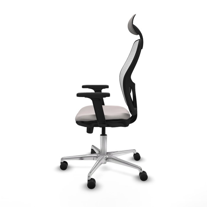 PIQUERAS Y CRESPO Silla de oficina Jorquera con mecanismo Sincro/Traslack Blanco