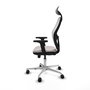 PIQUERAS Y CRESPO Silla de oficina Jorquera con mecanismo Sincro/Traslack Blanco