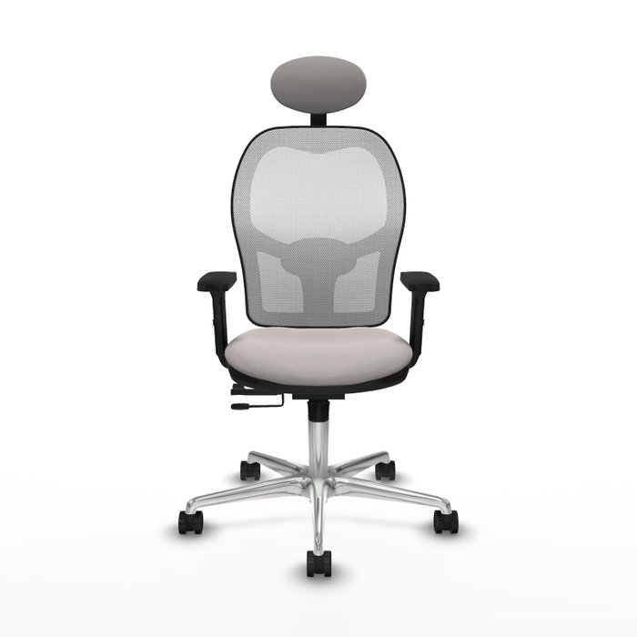 PIQUERAS Y CRESPO Silla de oficina Jorquera con mecanismo Sincro/Traslack Blanco