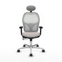 PIQUERAS Y CRESPO Silla de oficina Jorquera con mecanismo Sincro/Traslack Blanco