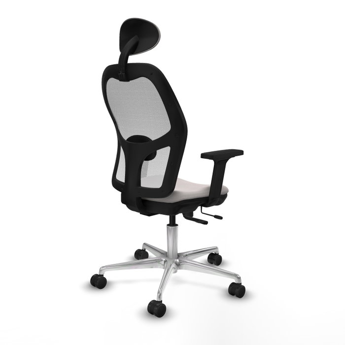 PIQUERAS Y CRESPO Silla de oficina Jorquera con mecanismo Sincro/Traslack Blanco