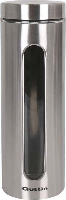 Quttin Tarro Vidrio/Acero 2200ml 10x10x30.5 cm (12 Unidades)