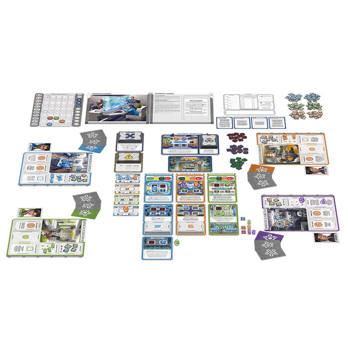 Asmodee | Gen7 (8435407624610) - Juego de Mesa Narrativo y Cooperativo de Ciencia Ficción con Decisiones Morales, PEGI 12, Español Asmodee | Gen7 (8435407624610) - Juego de Mesa Narrativo y Cooperativo de Ciencia Ficción con Decisiones Morales, PEGI 12, Español