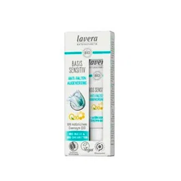 LAVERA Contorno Ojos Crema Basis Sensitiv Hidratación Intensa Vegana Suaviza Reafirma Reduce Líneas Expresión