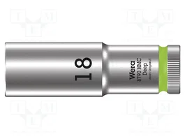 WERA Vaso Hexagonal 18mm de 1/2 pulgada Serie 8790 HMC Deep