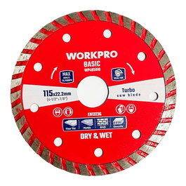 Workpro Disco diamantado continuo turbo basic ø115 x 22,2 mm