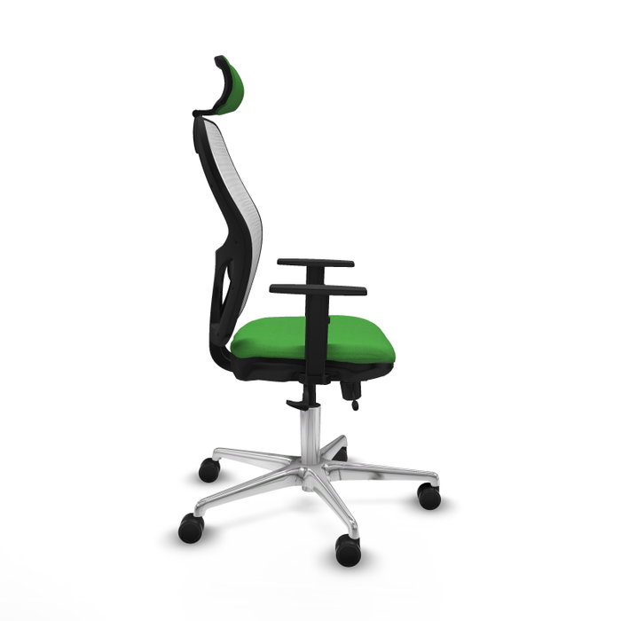 PIQUERAS Y CRESPO Silla de oficina Jorquera Verde con Mecanismo Sincro/Traslack