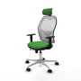 PIQUERAS Y CRESPO Silla de oficina Jorquera Verde con Mecanismo Sincro/Traslack