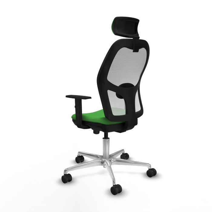 PIQUERAS Y CRESPO Silla de oficina Jorquera Verde con Mecanismo Sincro/Traslack